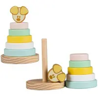 Rubo Toys - Woezel en Pip Pip Baby Stacking Tower 7-piece.