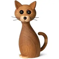 Spring Copenhagen Lucky katt koriste 42 cm Tammi-Vaahtera