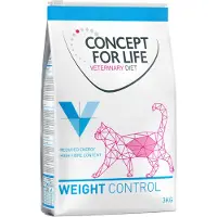 Concept for Life 3kg Veterinary Diet Weight Control kissanruoka