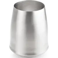 GSI Wine Glass juomapullo Glacier Stainless Stemless , hopea