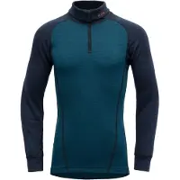 Devold DUO ACTIVE MERINO ZIP NECK Paita JR, Ink, 14