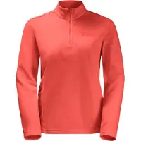 Jack Wolfskin Women's Taunus Halfzip Hot Coral Välikerrospuserot XS