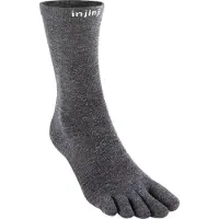 Injinji Liner Crew Wool Slate Retkeilysukat XL (47.5+)