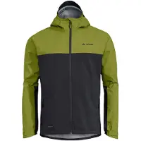 Vaude Men's Moab Rain Jacket, sadetakki, miesten, vihreä