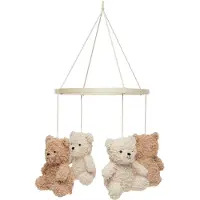 Jollein Teddy Bear Mobile, Natural/Biscuit