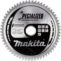 Makita E-12192 pyörösaha 216x30mm, 60 hammasta, Efficut