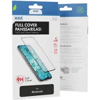 Wave Motorola Moto G22 Full Cover näytön suojalasi, musta