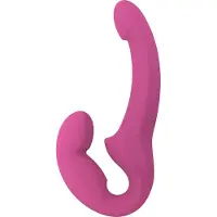 Fun Factory Share Lite Double Dildo Strap-on - Fuchsia