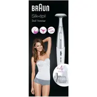 Braun Silk·épil 3in1 Bikini Styler FG1100N -bikinitrimmeri, valkoinen