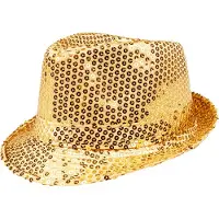 Boland Hat Popstar Sequins Gold