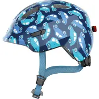 ABUS Smiley 3.0 pyöräilykypärä LED Blue Car