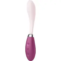 Satisfyer G-Spot Flex 3 - akullinen G-pistevibraattori (pinkki-punainen)