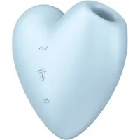 Satisfyer Cutie Heart Air-Pulse Värisevä Klitoriskiihotin - Sininen