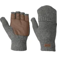 Outdoor Research Men'S Lost Coast Fingerless Mitts Pewter - M
