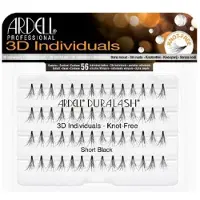Ardell Duralash 3D Individuals Lyhyet mustat väärät ripset