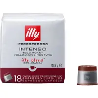Illy Intenso -kahvikapselit iperEspresso-kahvikoneille, 18 kpl