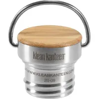 Klean Kanteen Bamboo Cap Brushed Stainless Tarvikkeet termokset ja pullot OneSize