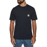 Carhartt WIP Paita laivastonsininen / keltainen / valkoinen
