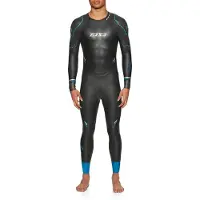 Zone3 Mens' Advance Wetsuit Black/Blue Uimapuvut L
