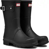 Hunter Mens Original Short Boot - Black - 39
