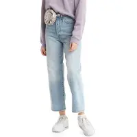 Levi's Farkut 'Ribcage Straight Ankle' sininen denim