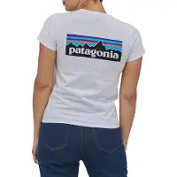 Patagonia Women's P-6 Logo Responsibili-Tee White XS