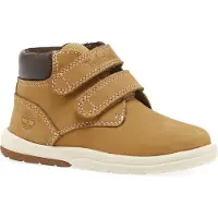 Timberland unisex for kids. TB0A1JVP2311 Toddle Tracks yellow suede mid-calf boots with velcro closure (29), Leather, Flat, Casual, children