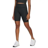 Girlfriend Collective Rib Bike Shorts - Black - XS
