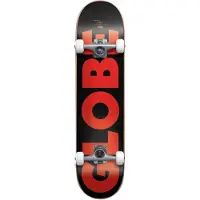 Globe G0 Fubar 7.75" Complete black / red Koko Uni