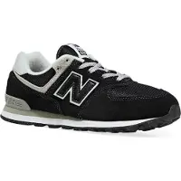 New Balance unisex for kids. GC574V1 Trainers 574 black (23.5), Flat, Laces, Casual, Sport, children's fashion