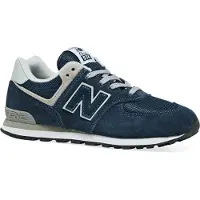 New Balance for woman/girl. GC574V1 Leather Sneakers 574 navy (35.5), Flat, Laces, Casual, children's fashion