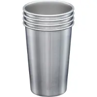 Klean Kanteen Pint Cup 473ml 4er Pack, brushed stainless