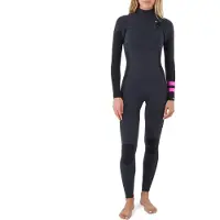 Hurley Plus 5/3 Mm Wfs0012504 Naisten Pitkähihainen Neopreenipuku Vetoketjulla Rinnassa