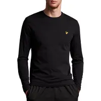 Lyle & Scott Plain L/S T-Shirt - Black - XL