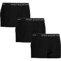 Ralph Lauren Stretch Cotton Boxer Brief 3-Pack - Black - M