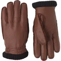 Hestra Deerskin Primaloft Rib Chocolate Arkihanskat 7