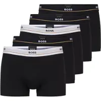 BOSS Bokserishortsit 'Essential' musta / valkoinen