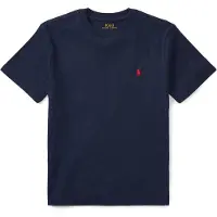 Ralph Lauren Cotton Jersey Crewneck Tee - Blue - 138-149