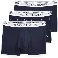Ralph Lauren Classic Stretch-Cotton Trunk 3-Pack - Black - S