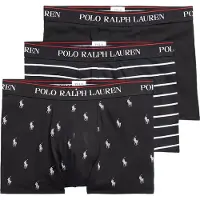Ralph Lauren for man. 714830299009 Pack 3 bxers Classic Trunk black (S), Homewear, Cotton