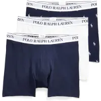 Ralph Lauren for man. 714830300036 Pack of three boxers blue, white (M), Homewear, Cotton