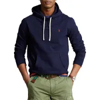 Ralph Lauren for man. 710766778007 Fleece Hooded Sweatshirt RL Navy (L), Casual, Cotton, Polyester, Long sleeve