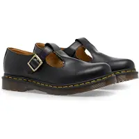 Dr. Martens Polley Black Smooth - Black - 38