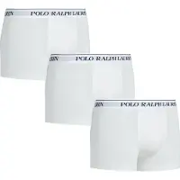 Ralph Lauren for man. 714835885001 Set of 3 white stretch cotton boxer shorts (XL), Homewear