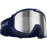 Bliz Rave - Smoke w Silver mirror Matt Dark Blue