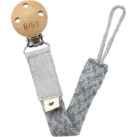 BIBS Punottu Tuttiklipsi Cloud Iron Cloud Iron One Size Cotton Sininen One Size Pojat, Tytöt
