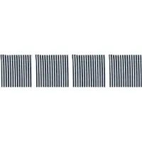 DIYTI Narrow Stripe Lasinaluset 10x10 Cm 4-pakkaus - Tabletit & Lasinaluset Polyesteri Laivastonsininen - 12-NAVC-NS-NAV/WHI