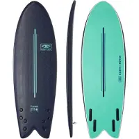Ocean & Earth Ezi Flying Fish Quad Softtop Surffilauta midnight blue Koko 5'8