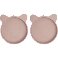 Nuuroo Akila Silicone Plate 2-Pack Koala - Pink - ONE SIZE