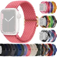 SKALO Punottu -ranneke Apple Watch Series 1-3 42mm - Pinkki